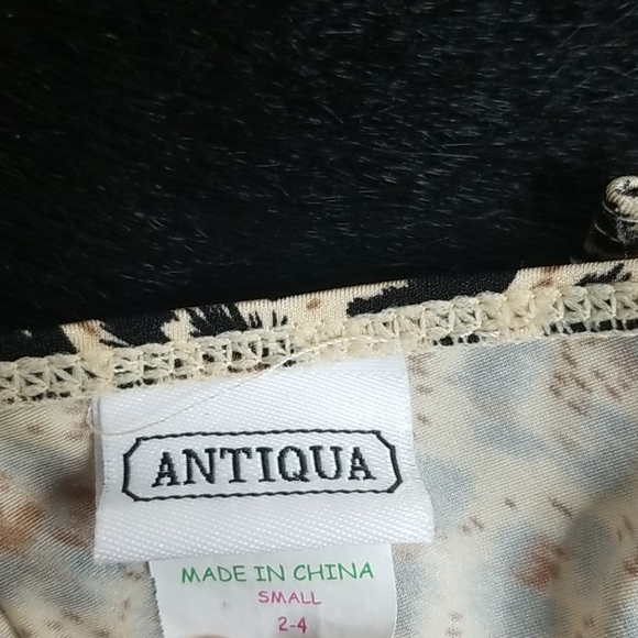 Antiqua leopard swim suit top small - Picture 4 of 4